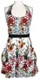 DII India Flower Vintage Apron