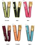 RePEaT Bamboo Utensil Set in Case with Carabiner Clip