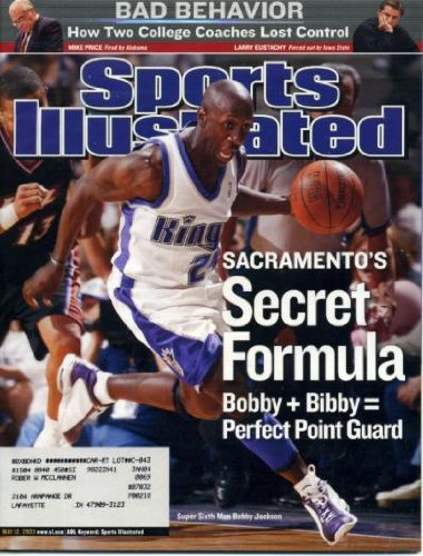 Sports Illustrated May 12, 2003 Bobby Jackson/Sacramento Kings, Funny Cide/Kentucky Derby, NHL Playoffs/Anaheim Ducks, Mike Bibby & Bobby Jackson/Sacramento Kings