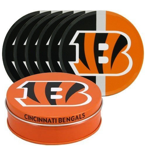NFL Cincinnati Bengals Tin Coasters