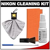 Nikon Cleaning Combo Kit: Nikon Optics Maintenance Kit + Spudz Microfiber Lens Cloth for D3x, D3s, D3, D7000, D5100, D5000, D3100, D3000, D300s, 1 V1, J1 Digital SLR Cameras, Lenses, Binoculars & Scopes Nikon Cleaning Combo Kit: Nikon Optics Maintenance Kit + Spudz Microfiber Lens Cloth for D3x, D3s, D3, D7000, D5100, D5000, D3100, D3000, D300s, 1 V1, J1 Digital SLR Cameras, Lenses, Binoculars & Scopes