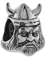 Sterling Silver, Authentic Carlo Biagi Viking Bead
