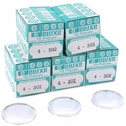 50 Plastic Watch Crystals Watchmakers Dome Parts 30.2mm