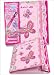 Butterfly Decorated All About Me Journal Memory Book 3d Stickers & Pen Best Selling Gift