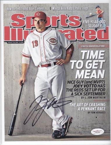 Joey Votto Cincinnati Reds Signed Autographed Photo Jsa Coa Matching Numbers