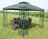 3mtr x 3mtr Deluxe Static Gazebo - Steel Framed