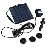 Dc Brushless Solar Panel Power Garden Fountain Pool Water Pump Kit