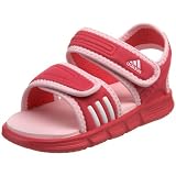 51EyUTcNlDL. SL160  adidas Akwah 7 Sandal (Little Kid/Big Kid),Fresh Pink/Running White/Fresh Candy,6 M US Big Kid