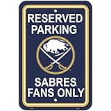 NHL Buffalo Sabres Plastic Parking Sign