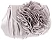 Jessica McClintock Bridal Flap V92017/42 Clutch,Silver,One Size