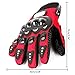 niceEshop Bicycle/Motorcycle Riding Protective Gloves Red L