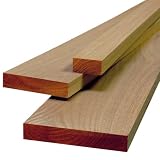 Nucasa O1X6-8 S4S 1-Inch by 6 Flat Stock Lumber, Unfinished Red Oak, .75-Inch by 5.5-Inch by 96-Inch, 4-Pack
