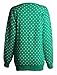 Forever Unisex Rudolph Print Snowflake Knitted Pom Pom Jumper Green