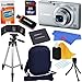Canon PowerShot A4000IS 16.0 MP Digital Camera with 8x Optical Image Stabilized Zoom with 720p HD Video Recording (Silver) + NB-11L Battery + 9pc Bundle 16GB Deluxe Accessory Kit