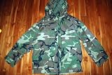 ORIGINAL US ARMY ISSUE - ECWCS GORE-TEX PARKA COLD WEATHER WOODLAND CAMOUFLAGE - LARGE REGULAR