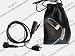 ICOM RADIO COVERT ACOUSTIC TUBE EARPIECE & MICROPHONE & CARRY POUCH