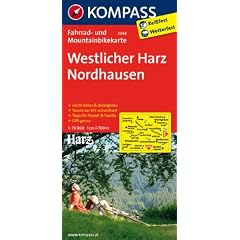 Westlicher Harz - Nordhausen 1 : 70 000: Radkarte. GPS-genau