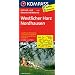 Westlicher Harz - Nordhausen 1 : 70 000: Radkarte. GPS-genau