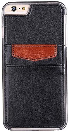DLGPOWER Protection Wallet Case for Apple iPhone 6, 6s 6/6s (4.7), iPhone 6 Plus, 6s Plus (5.5) - Ultra Slim, Light Case - Luxury Fashion Leather Jacket with Credit Card/ID Card Slots holder
