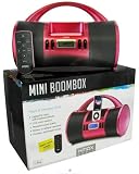 HoMedics - HMDX Audio Portable Mini Boombox With iPod Dock HMDX-SBOXPK Pink