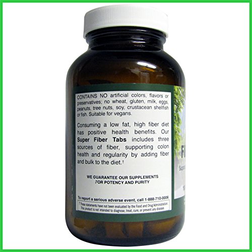 Natural Nutra Fiber Supplement with Psyllium Husk, Guar Gum, and Oat