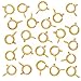 25 14k Gold-Filled Spring Ring Round Clasps Closed Ring 5mm (25)