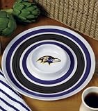 Baltimore Ravens Serving Tray Chip n Dip