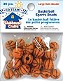 Clubhouse Crafts Sports Beads-Basketball 30/Pkg