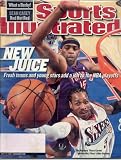 ALLEN IVERSON VINCE CARTER SPORTS ILLUSTRATED MAY 2001!