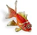 Objet D'Art Release #221 "Shimmer" The Gold Fish Handmade Jeweled Enameled Metal Trinket Box_s-1