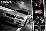 Nissan Skyline GT-R Sports Car Coupe Poster - 36 x 24 Inches (91.5 x 61 cms)