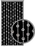 Beaded Curtains - Mirror Disco Ball Door Beads #61060