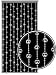 Beaded Curtains - Mirror Disco Ball Door Beads #61060