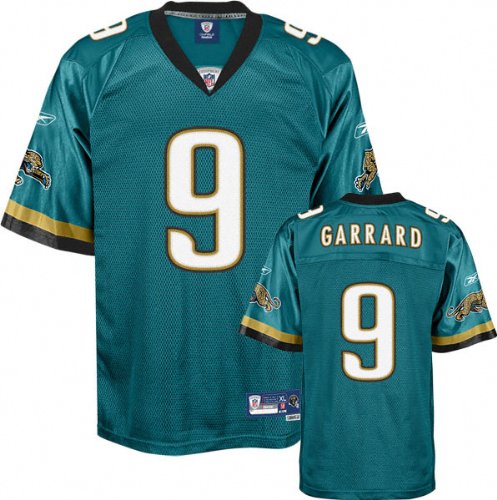 David Garrard Jersey: Reebok Teal Replica #9 Jacksonville Jaguars Jersey