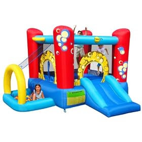 Bubble 4-1 Play Center - MODEL 9214-BY DUPLAY THE NO.1 SUPPLIER OF BOUNCY CASTLES TO THE UK HOME MARKET - FROM OUR 2011 OUTDOOR PLAY RANGE - SALE NOW ON JUST IN TIME FOR SUMMER.