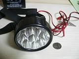 12V電源用 9LEDヘッドランプ 12Vバッテリー直結で光る！ アウトドア/登山/夜釣り/夜間作業灯に!![a127]の画像