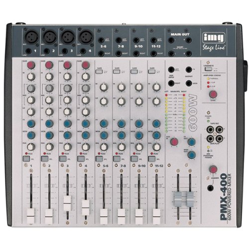 Mixer, 2 x 200WRMS / 2 x 300WMAX / 4 Ohm (PMX-400) Mixer, 2 x 200WRMS / 2 x 300WMAX / 4 Ohm (PMX-400)