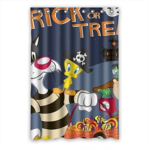 DONGMEN Customize Cartoon Tweety Bird Shower Curtain Polyester Bathroom 48
