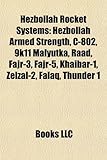 Hezbollah Rocket Systems: Hezbollah Armed Strength, I802, 9k11 Malyutka, Raad, Fajr-3, Fajr-5, Khaibar-1, Zelzal-2, Falaq, Thunder 1-