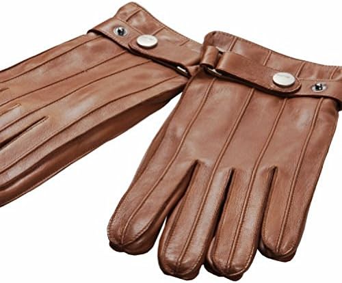 2015 New Men's Nappa Leather Winter Gloves Super Warm Cashmere Lining