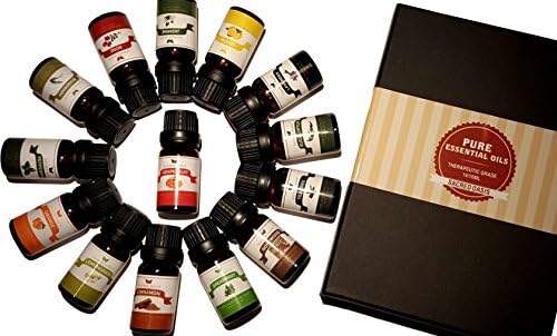 14 - Essential Oils Set 100% Pure Therapeutic Grade - Peppermint, Tee Tree &amp; More - Great For Massage, Aromatherapy, Healing, Revitalizing, SPA Treatments, Focus &amp; Meditation