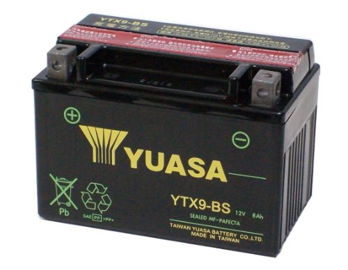 YUASA YTX9-BS 【バイク用バッテリー FTX9-BS/GTX9-BS互換】