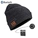Zibaar Bluetooth Beanie Bluetooth Hat Bluetooth Beanie Hat Headphone Beanie Combined with Bluetooth V5.0 Bluetooth Headset and Mic, Hands Free Talking for Mobile Phones,Unisex Charcoal