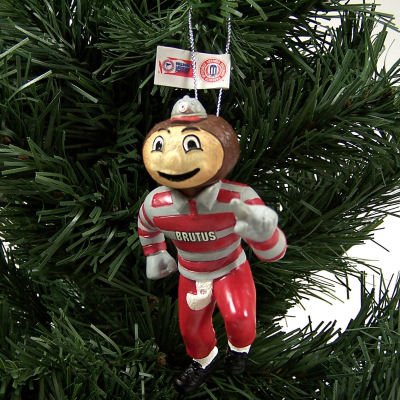 Buy OHIO STATE BUCKEYES OFFICIAL MASCOT CHRISTMAS ORNAMENT by Forever Collectibles