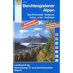 UK 50-55 Berchtesgadener Alpen 1 : 50 000