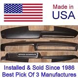1971-1974 Dodge Coronet Black Dash Pad Cap Overlay Restores the original factory part