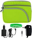 Dell Inspiron Mini 10 Inch 10.1 Inch Notebook Sleeve Case - Bundle with 12V Car and Wall Charger