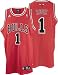 Derrick Rose Jersey: adidas Red Swingman #1 Chicago Bulls Jersey