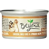 Purina Beyond Natural Canned Cat Food, Chicken, Wild Rice and Spinach Recipe, 3-Ounce Can, Pack of 12