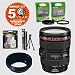 Canon EF 24-105mm f/4L IS USM AF Zoom Wide Angle-Telephoto Lens & 6 Year Warranty & Filters & Accessory Kit
